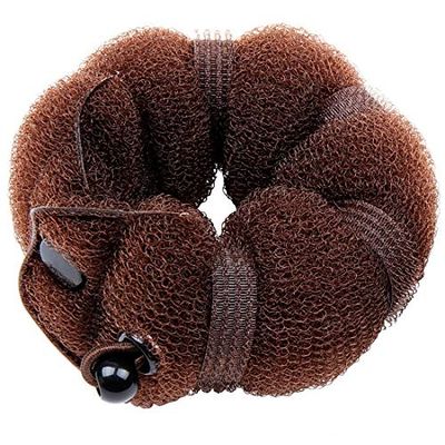Goldrose Buns 2 Pieces Magic Hair Styling Styler Twist Ring Former Shaper Doughnut Donut Chignon Bun Maker Clip Hair Curler Accessory Small &amp; Large (Brown)