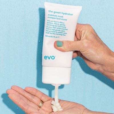 EVO The Great Hydrator Moisture Hair Mask - Moisturise, Add Softness &amp; Shine, Nourishing &amp; Hydrating Treatment for Dry Hair - 150ml / 5.1fl.oz