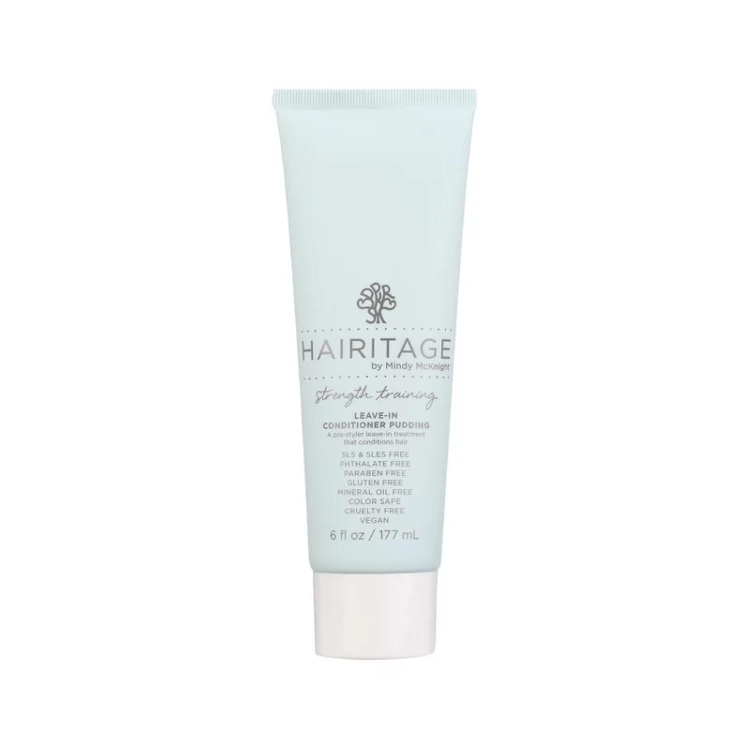 Hairitage Leave-In Conditioner Pudding with Coconut Oil + Shea Butter - Softens + Detangles Hair - For Thick + Curly Hair - Rejuvinates + Restores Strands - Frizz Control