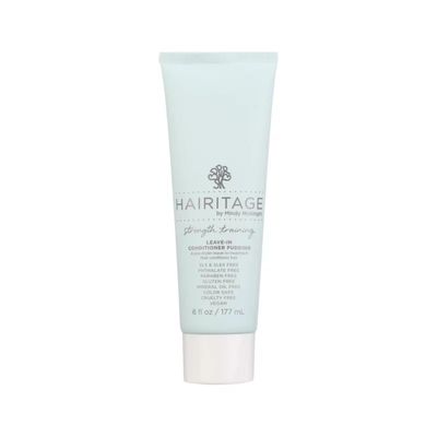 Hairitage Leave-In Conditioner Pudding with Coconut Oil + Shea Butter - Softens + Detangles Hair - For Thick + Curly Hair - Rejuvinates + Restores Strands - Frizz Control
