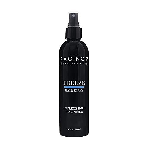 Pacinos Freeze Hair Spray - Extra Hold texture spray for All Hair Type - Professional Hair Setting &amp; Finishing Spray for Maximum Volume