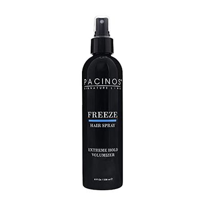 Pacinos Freeze Hair Spray - Extra Hold texture spray for All Hair Type - Professional Hair Setting &amp; Finishing Spray for Maximum Volume