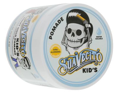 Suavecito Kid's Pomade Calming Chamomile Scent Light Hold 4 oz. - Water Based Flake Free Hair Gel - Dermatologist-Tested, Hypoallergenic Formula - Free of Sulfates, Parabens, and Phthalates