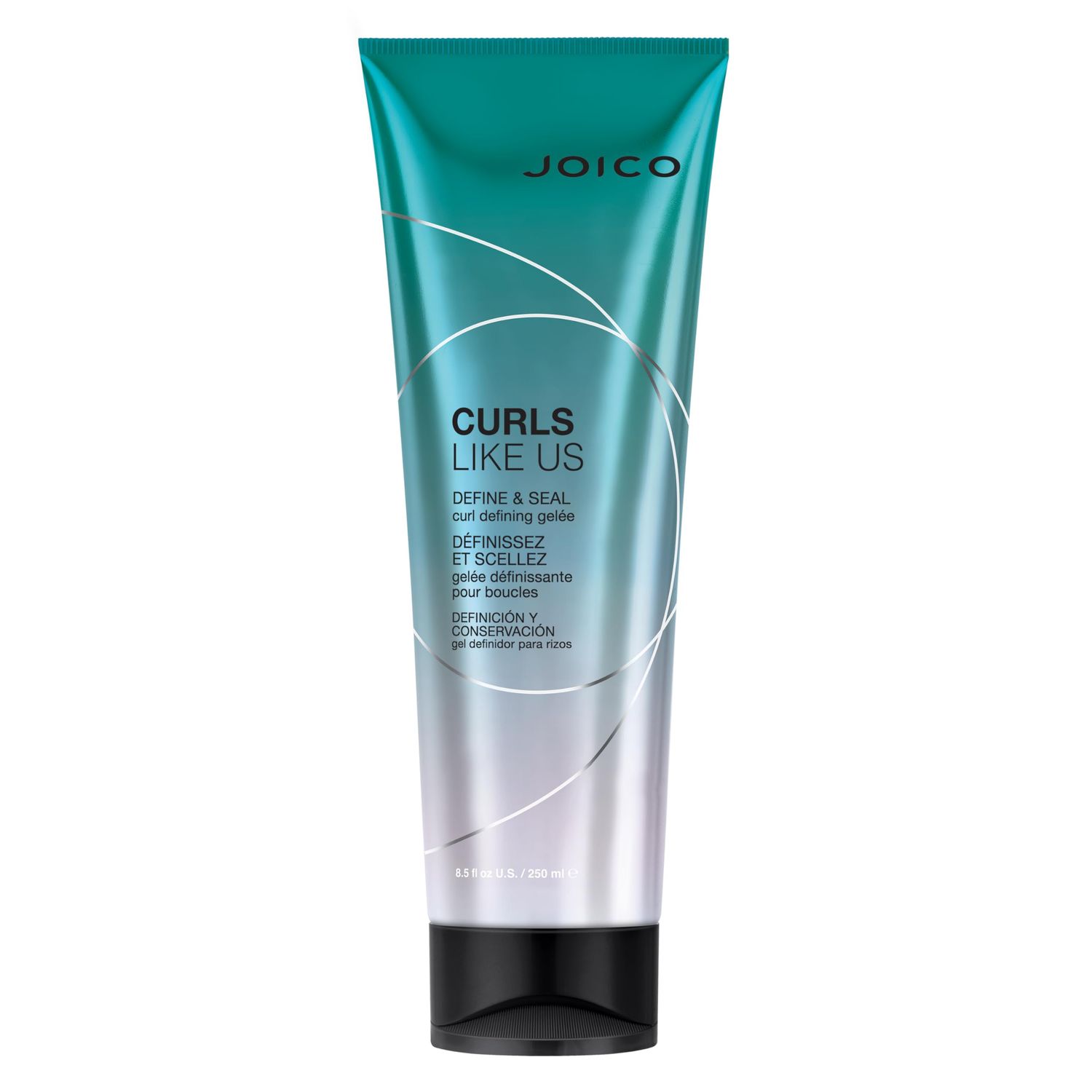 Joico Curls Like Us Define &amp; Seal Curl Defining Gelee | For Curly Hair | Reduce Frizz | Medium Hold | Heat Protection up to 450F | With Moringa Seed &amp; Algae Oil | 8.5 Fl Oz