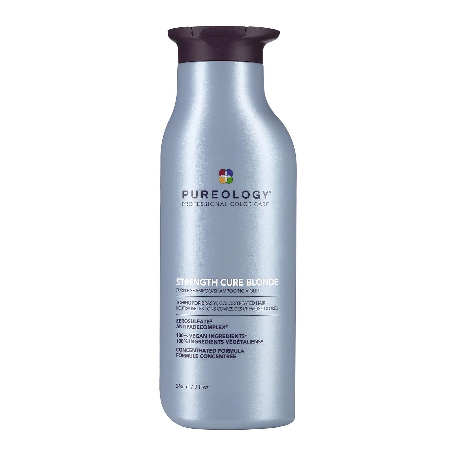 Pureology. Strength Cure Blonde Purple Shampoo for Blonde &amp; Lightened Color-Treated Hair, 9 Fl Oz