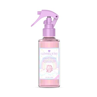 Glimmer Wish Unicorn Hair Detangler Spray For Kids, Hair Detangler Spray for Women, Kids Detangler Spray, Detangling Spray, Kids Hair Products, Kids Leave in Conditioner Spray, 5 fl oz