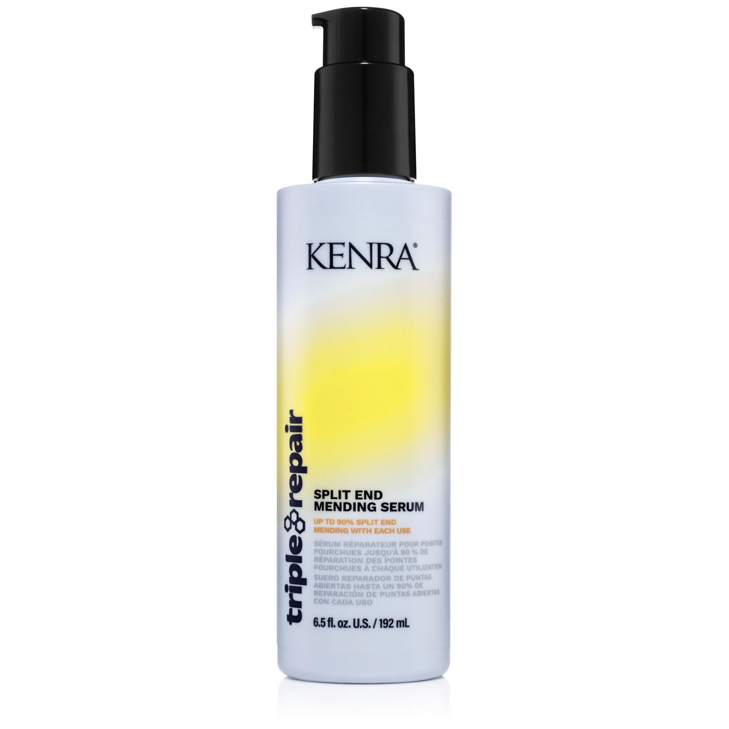 Kenra Triple Repair Split End Mending Serum | Up to 90% Split End Mending with Each Use | Targets &amp; Repairs Weak or Broken Bonds | Split Ends | Damaged Hair | Bond Builder| Sulfate-Free | 6.5 fl. oz.