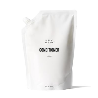Public Goods Conditioner for Women &amp; Men | Natural Conditioner to Protect &amp; Moisturize Dry Hair | Made with Organic Essential Oils | Sulfate &amp; Paraben Free | Vegan Friendly | 34 Fl Oz Refill
