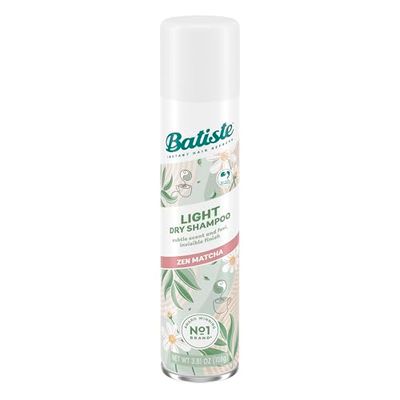 Batiste Light Dry Shampoo, Zen Matcha, Invisible Finish, Refresh Hair &amp; Absorb Oil Between Washes, 3.81 Oz