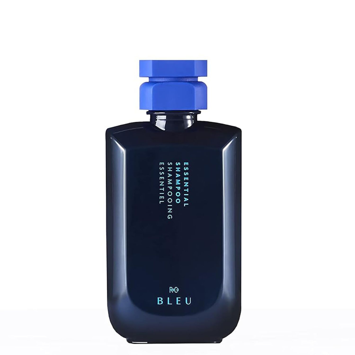 R+Co BLEU Essential Shampoo - Gently Cleanses, Delivers Hydration, Adds Glossy Shine, Provides UVA, UVB, and Antioxidant Protection for Healthy Hair, 8.5 oz