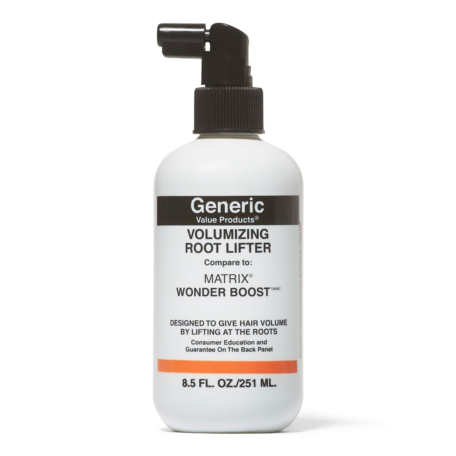 Generic Value Products Volumizing Root Lifter, For All Hair Types, Weightless, HumidityResistant, Adds Body, Medium to Firm Control, 8.5 Oz