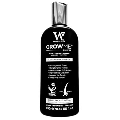Biotin, Rosemary, Caffeine, Niacinamide, Argan Oil Shampoo for Thinning Hair, Natural Volumizing Shampoo for Fine Hair, Paraben Silicone &amp; Sulfate Free Vegan Formula 8.45 fl. oz
