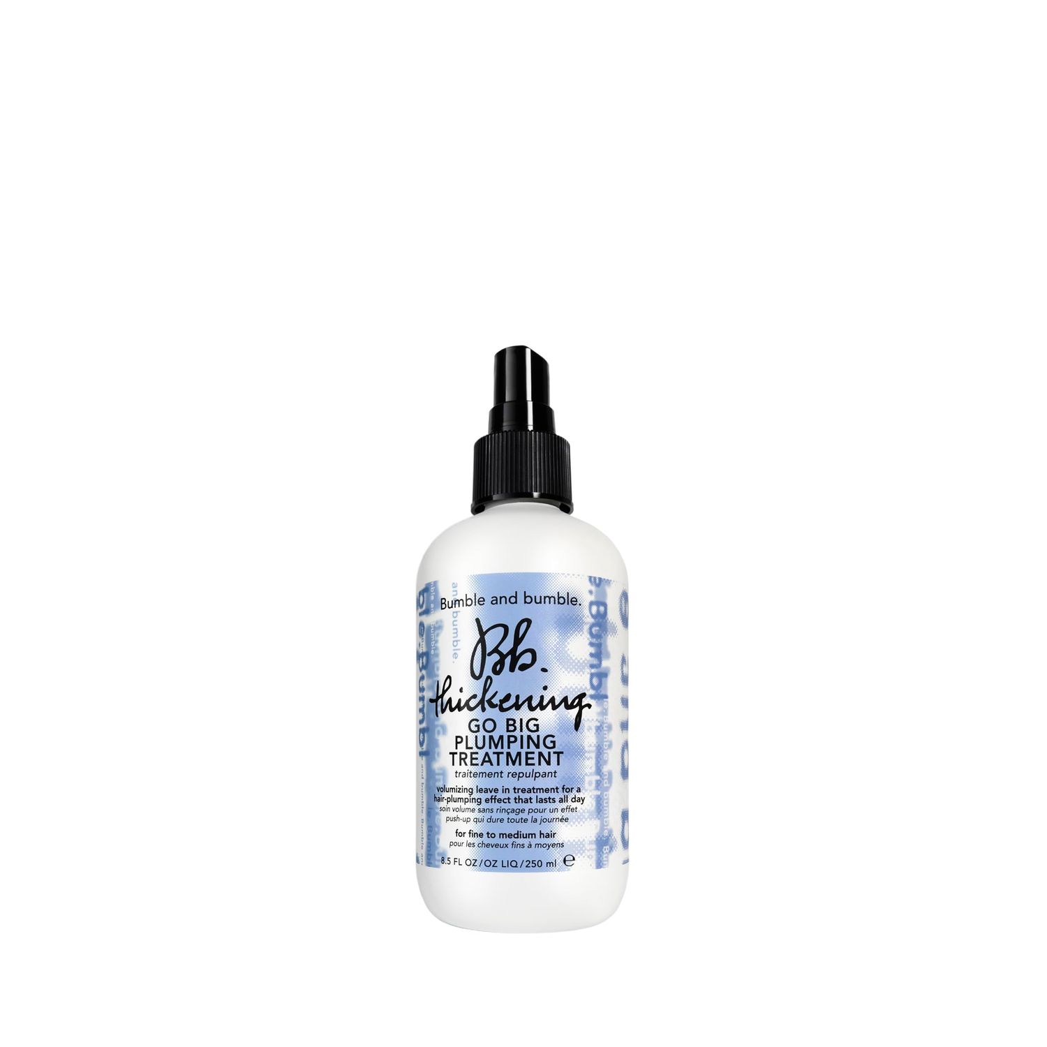 Bumble and bumble. Thickening Go Big Plumping Hair Treatment Spray | Heat Protection | Softening + Defining | Straight to Wavy, 8.5 Fl Oz