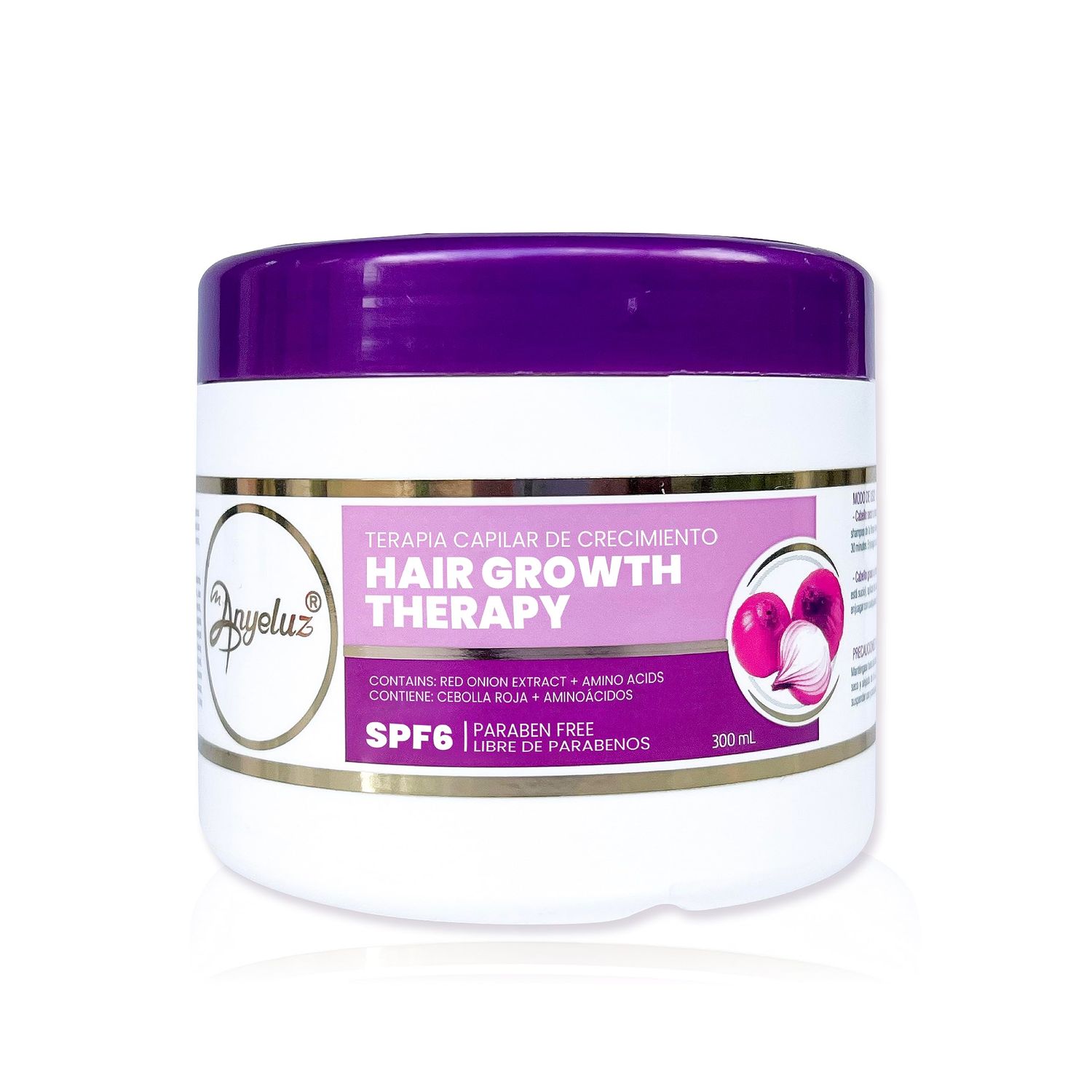 ANYELUZ Onion Hair Mask and Repair Therapy - Hydration, Strengthening, and Color Protection for Healthier Hair
