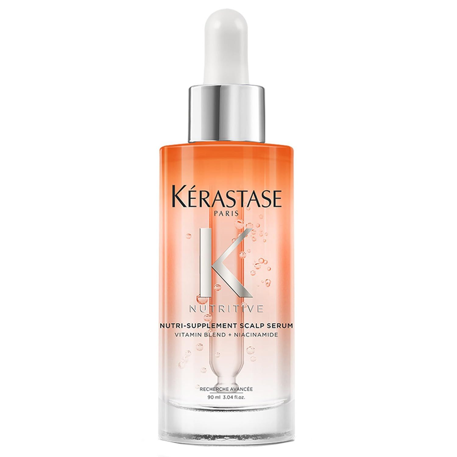 Krastase Nutritive, Hydrating Scalp Serum for Dry Hair, With Niacinamide and Vitamins, Moisturising and Revitalising, Fast Absorbing and Non Greasy, Nutri-Supplement, 90 ml