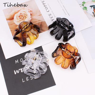 4PCS Extra Large Strong Hold Hair Clips for Thick and All Hair Types - 3.15" Jumbo Premium Octopus Claw Clips for Women and Girls
