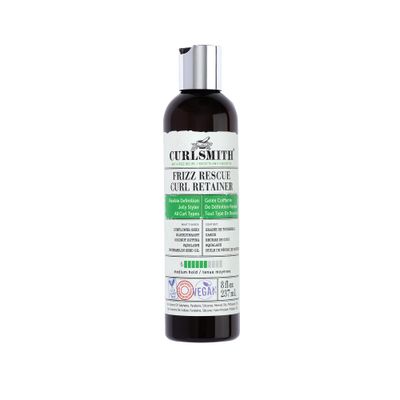 CURLSMITH - Frizz Rescue Curl Retainer, Jelly Hair Styler, Non-Sticky, Frizz Control, Humidity Protection, For All Curl Types, Vegan, 237ml/8 fl oz