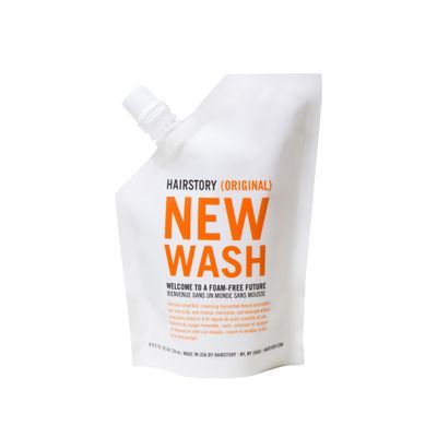 Hairstory New Wash Original, Cleansing Cream for All Hair Types, Shampoo &amp; Conditioner Alternative, Promotes Scalp Health, Nourishes &amp; Protects, 8oz