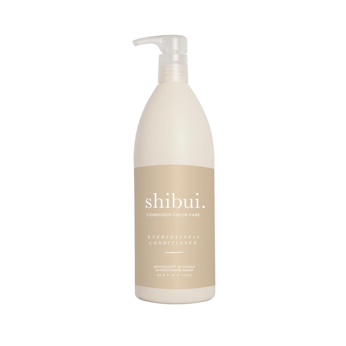SHIBUI Everydayness Conditioner, Lightweight Hydration &amp; Color Protection with Peach &amp; Babassu Oils for Fine to Medium Hair, Color-Safe &amp; Silicone-Free, 33.8 Fl Oz