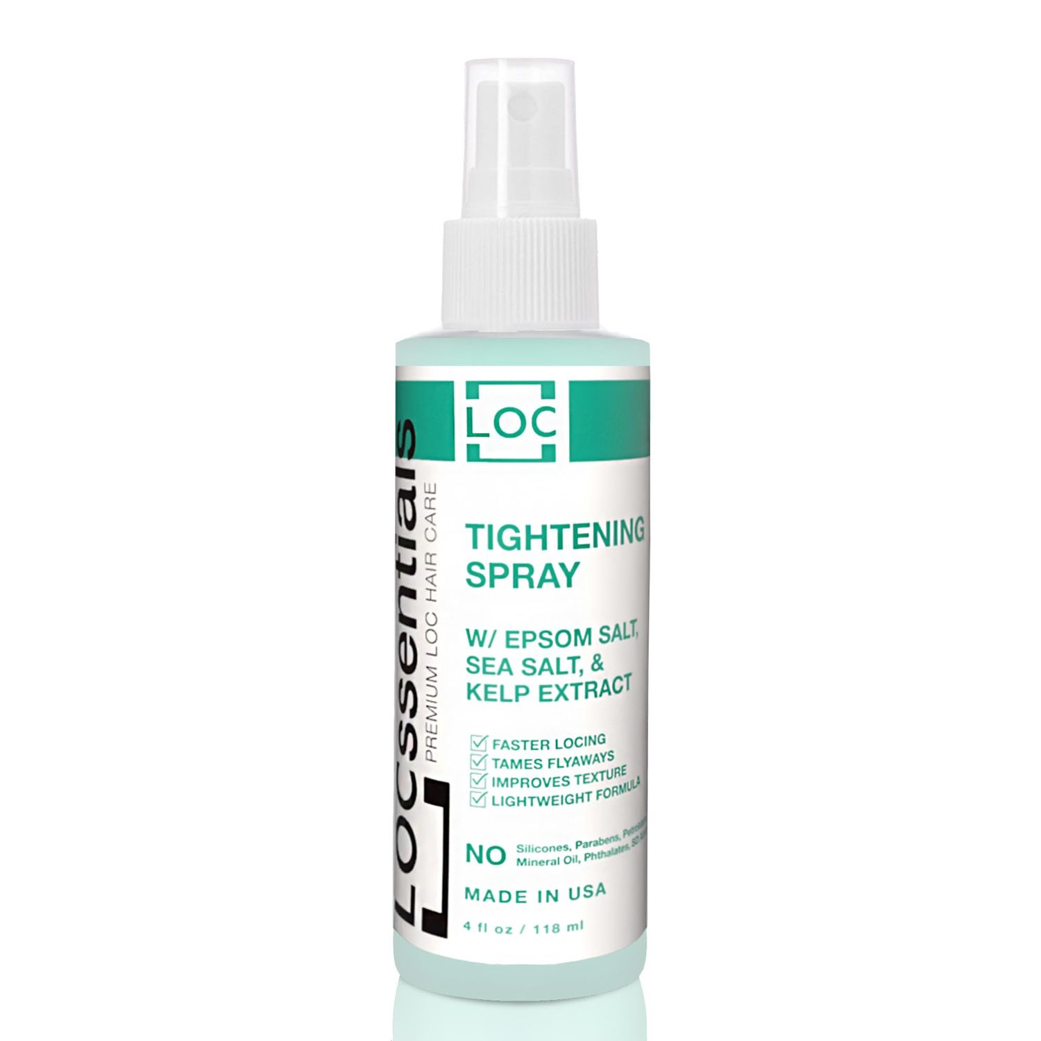 LOCssentials Sea Salt Tightening Spray for Locs - Faster Locking for Dreadlocks &amp; Starter Locs - Twist &amp; Braid Spray with Sea Salt &amp; Kelp Extract - Sea Salt Spray for Men &amp; Women Hair