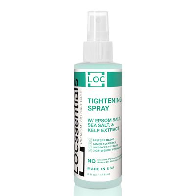 LOCssentials Sea Salt Tightening Spray for Locs - Faster Locking for Dreadlocks &amp; Starter Locs - Twist &amp; Braid Spray with Sea Salt &amp; Kelp Extract - Sea Salt Spray for Men &amp; Women Hair