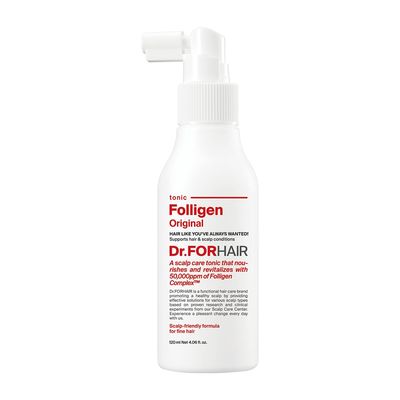Dr.FORHAIR Folligen Original Tonic 4.06 fl oz 120 ml For Thinning Hair Care Spray Treatment Support Hair Growth Strength Thickening Root Enhancer