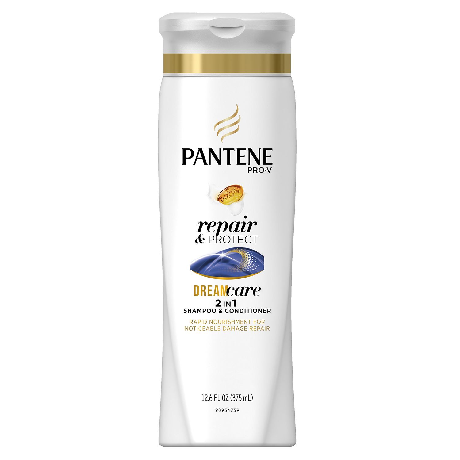 Pantene Pro-V 2 in 1 Shampoo &amp; Conditioner, Repair &amp; Protect with Keratin, 12.6 Ounce