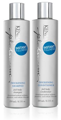 Kenra Platinum Thickening Shampoo/Conditioner | Provides Nourishment &amp; Delivers Shine | Increases Thickness &amp; Volume | Body &amp; Fullness | Protects Against Humidity | All Hair Types | 8.5 fl. Oz (Set)