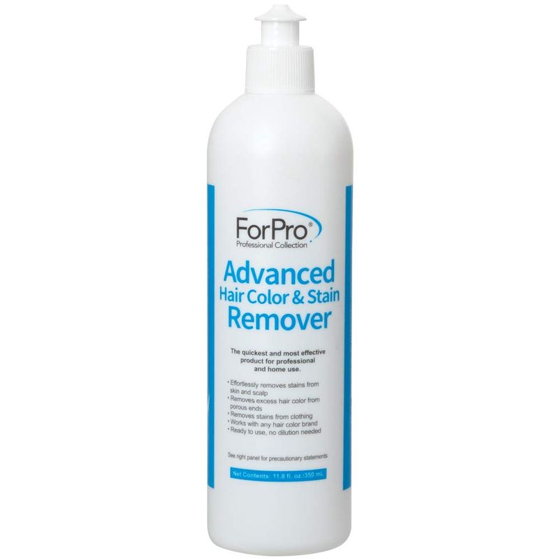 ForPro Professional Collection Advanced Hair Color and Stain Remover, for Skin, Scalp and Clothing, 11.8 Ounces