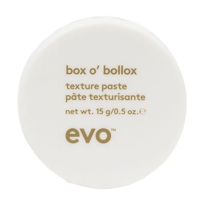 EVO Box O&#39; Bollox Texture Paste - Hair Styling Paste - Long-Lasting Hold with a Matte Finish &amp; Anti Frizz - Travel Size - 15g/ 0.5oz