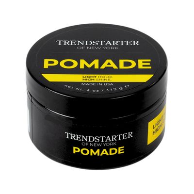 TRENDSTARTER - CLASSIC POMADE (4oz) - Light Hold - High Shine - Water-Based Pomade - All-Day Smooth Wet Look Finish - Non-Crispy Formula - Premium Hair Styling Products