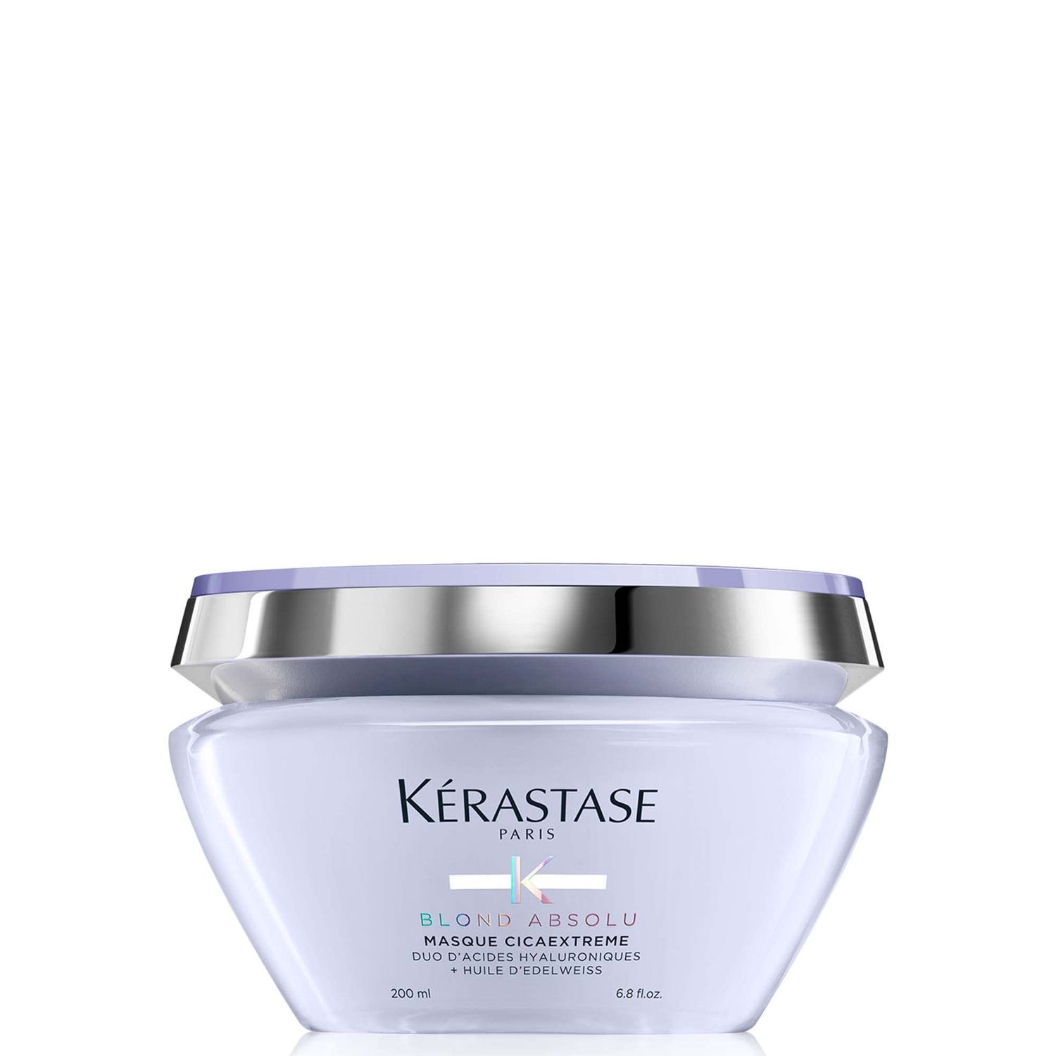 KRASTASE Blond Absolute Cicaextreme Conditioning Hair Mask for Weak, Sensitized Hair Post-Bleaching, Repairs and Nourishes Damage and Split Ends with Hyaluronic Acid &amp; Edelweiss, 6.8 Fl Oz