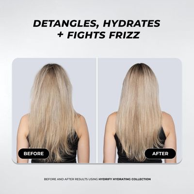 XMONDO Hair Hydrify Max Intensity Hydration Treatment | Designed with Signature 6 Blend Oil Blend Formula, Hyaluronic Acid & Shea Butter to Hydrate and Retain Moisture in Hair Molecules, 8 Fl Oz