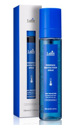 LA&#39;DOR Hair Heat Protectant Spray Leave-In Conditioner Detangler Mist for Hot Tools &amp; Curling Iron - Instant Gloss Anti-Frizz Keratin Treatment Free of Silicone Paraben Sulfate Alcohol 3.4 Fl Oz LADOR