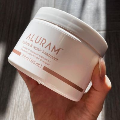 Aluram Hydrate &amp; Repair Hair Treatment, Intense Moisture Infusion, Clean Hydration Boost for All Hair Types,11 Fl Oz