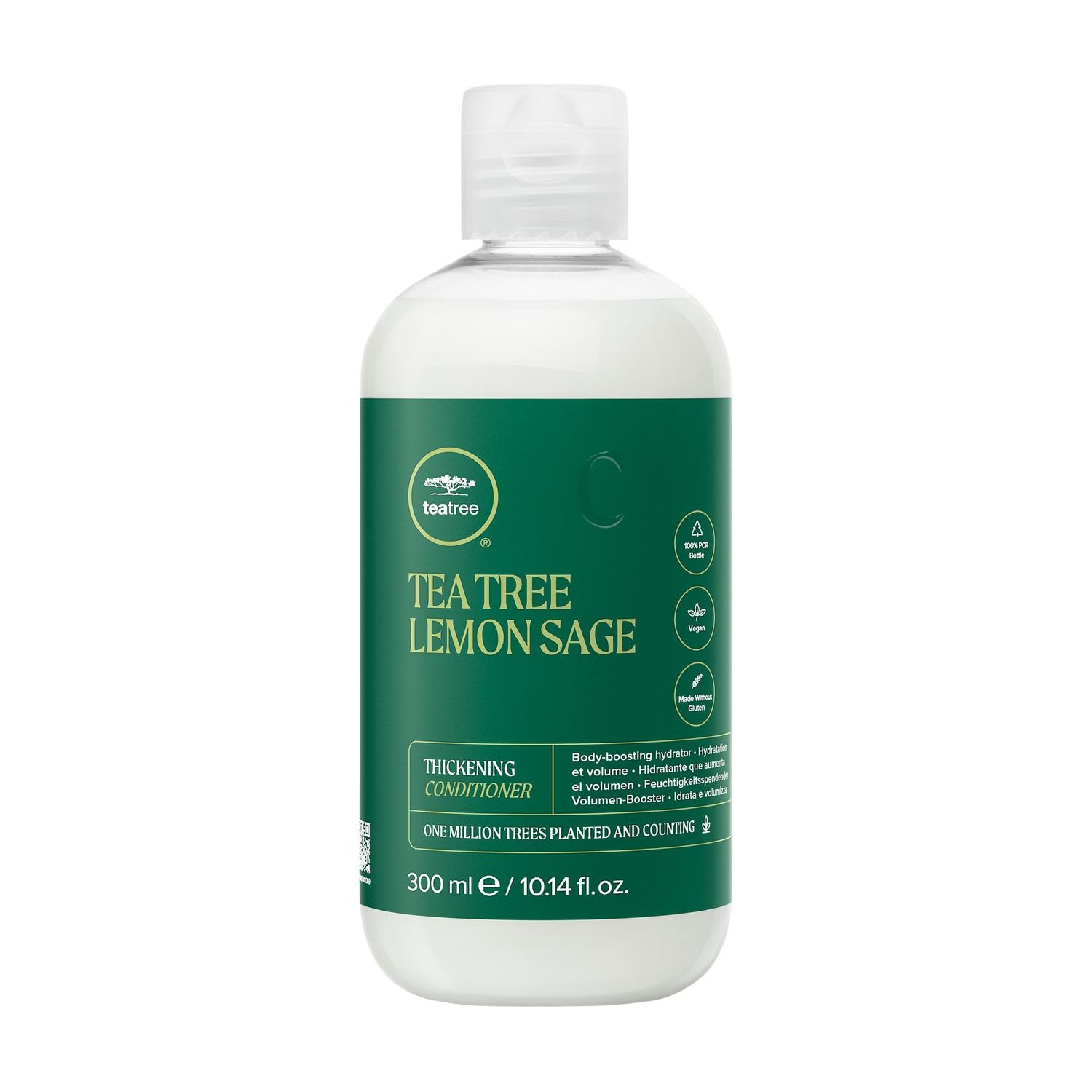 Tea Tree Lemon Sage Thickening Conditioner, Builds Body + Boosts Volume, For Fine Hair, 10.14 fl. oz.