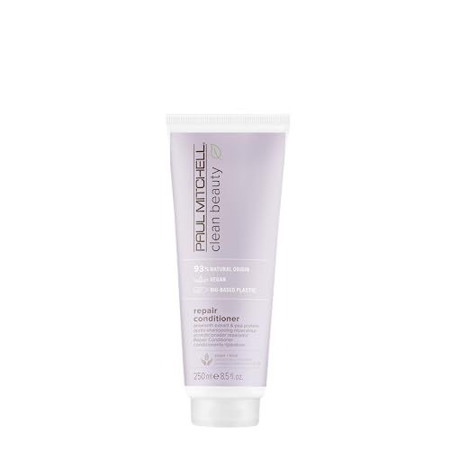 Paul Mitchell Clean Beauty Repair Conditioner, Strengthens, Balances Moisture, For Damaged, Brittle Hair, 8.5 fl. oz.