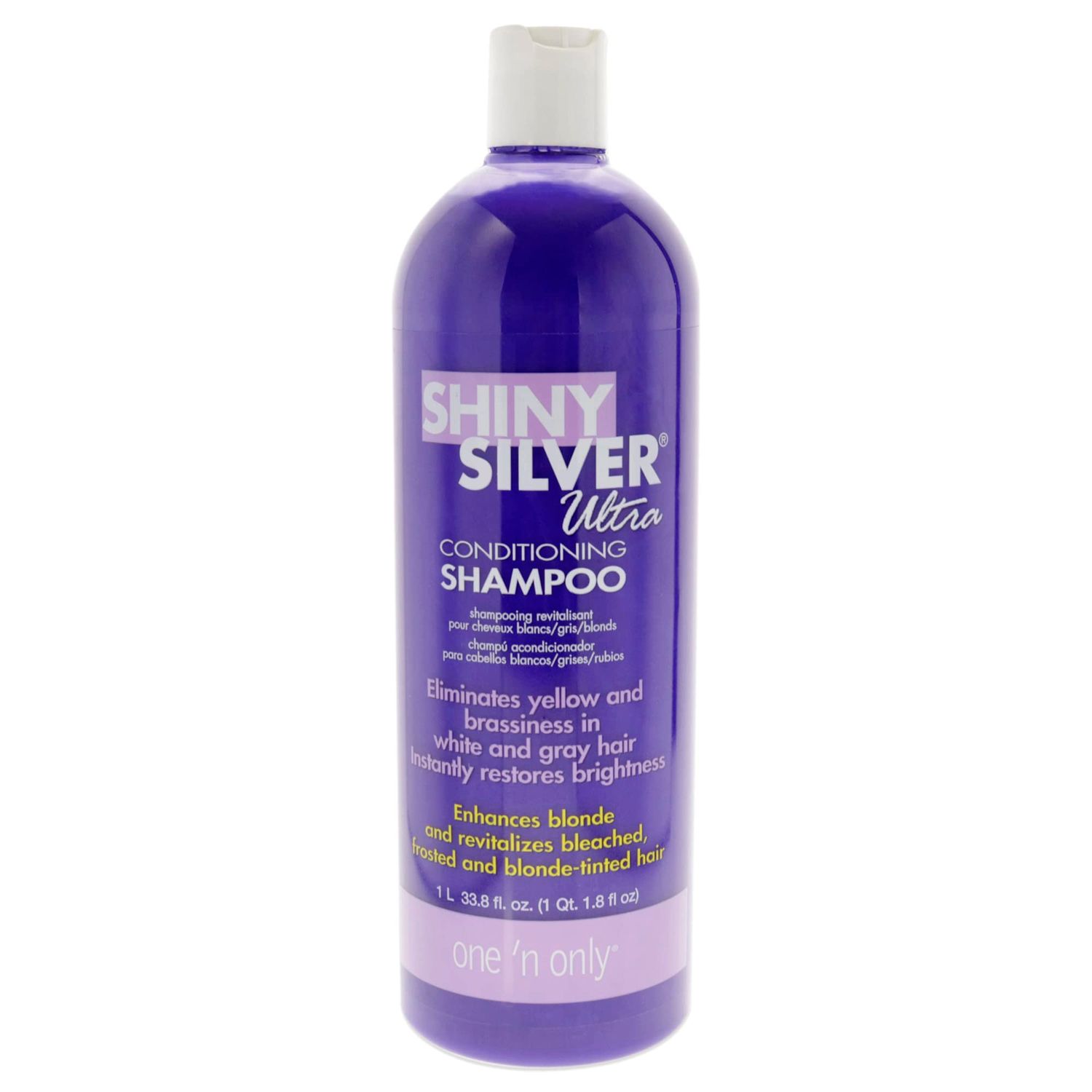 One &#39;n Only Shiny Silver Ultra Conditioning Shampoo Shampoo Unisex 33.8 oz