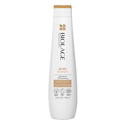 Biolage Bond Therapy Sulfate-Free Shampoo | Builds Bonds &amp; Reduces Breakage | Paraben &amp; Sulfate-Free | Vegan | Salon Professional Shampoo | Cruelty-Free | Bonding