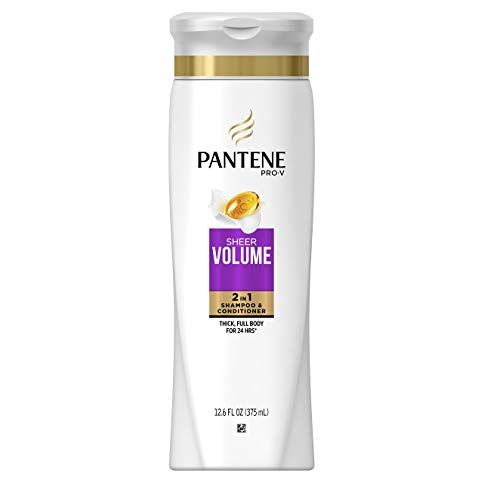 Pantene Pro-V 2 in 1 Shampoo &amp; Conditioner, Sheer Volume with Collagen, 12.6 Ounce