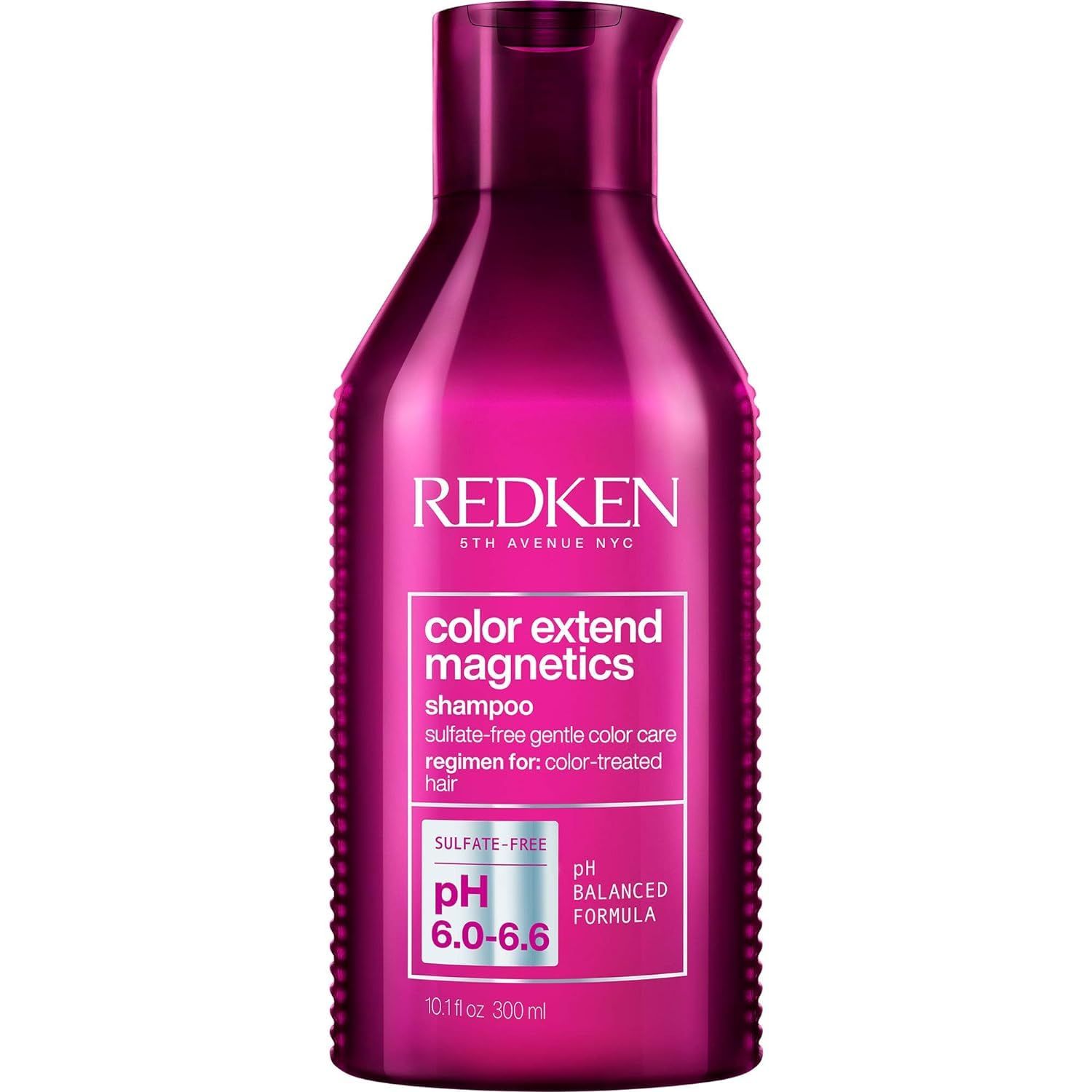 Redken Color Extend Magnetics Shampoo | For Color-Treated Hair | Gently Cleanses &amp; Protects Color | With Amino Acid | Sulfate-Free | 10.1 Fl Oz (Pack of 1)