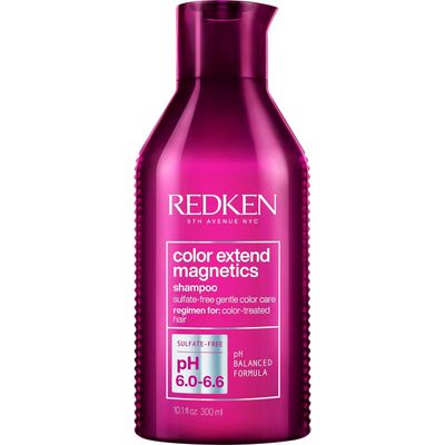 Redken Color Extend Magnetics Shampoo | For Color-Treated Hair | Gently Cleanses &amp; Protects Color | With Amino Acid | Sulfate-Free | 10.1 Fl Oz (Pack of 1)