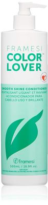 Framesi Color Lover Smooth Shine Conditioner, 16.9 fl oz, Sulfate Free Conditioner with Coconut Oil and Quinoa, Color Treated Hair