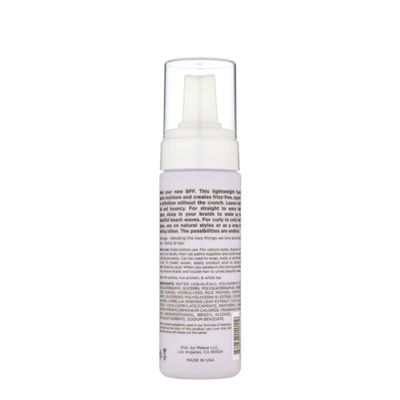 Hairitage Curl Enhancing Foam Mousse with Quinoa + Rice Protein for Frizz Control + Moisture - Lightweight Formula - Leaves Hair Full + Bouncy - Set Hairstyles + Curls, 5 oz