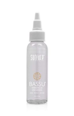 Surface Hair Bassu Hydrating Oil: Hair Oil with Flax Seed, and Aloe Vera, Moisturize and Hydrate Repair Damaged Hair, Color Safe, 2 Fl Oz