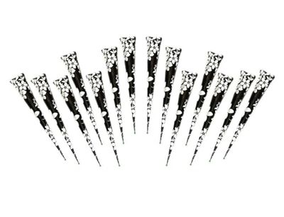 Decent 14 Pack 100% Natural Ready to Use Henna Paste Hair Color Hair Dye Cones Reddish Brown Color