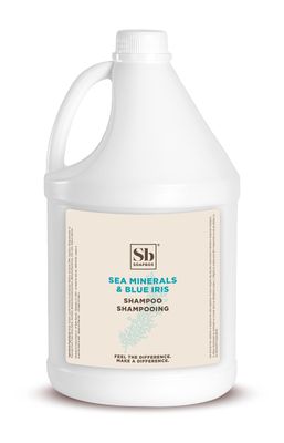 Soapbox Sea Minerals &amp; Blue Iris Shampoo, Vegan, Color Safe, Sulfate Free &amp; Silicone Free Hair Shampoo Refill for Home &amp; Professional Use - Gallon Size