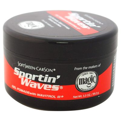 Sportin Waves Gel Pomade, 3.5 oz, 2 pk