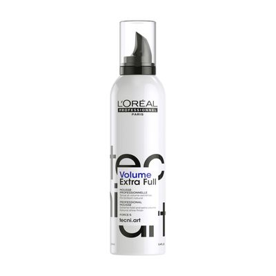 L&#39;OREAL PROFESSIONNEL PARIS Volume Extra Full - Styling Mousse For All Hair Types, Provides Strong Hold, Packaging May Vary