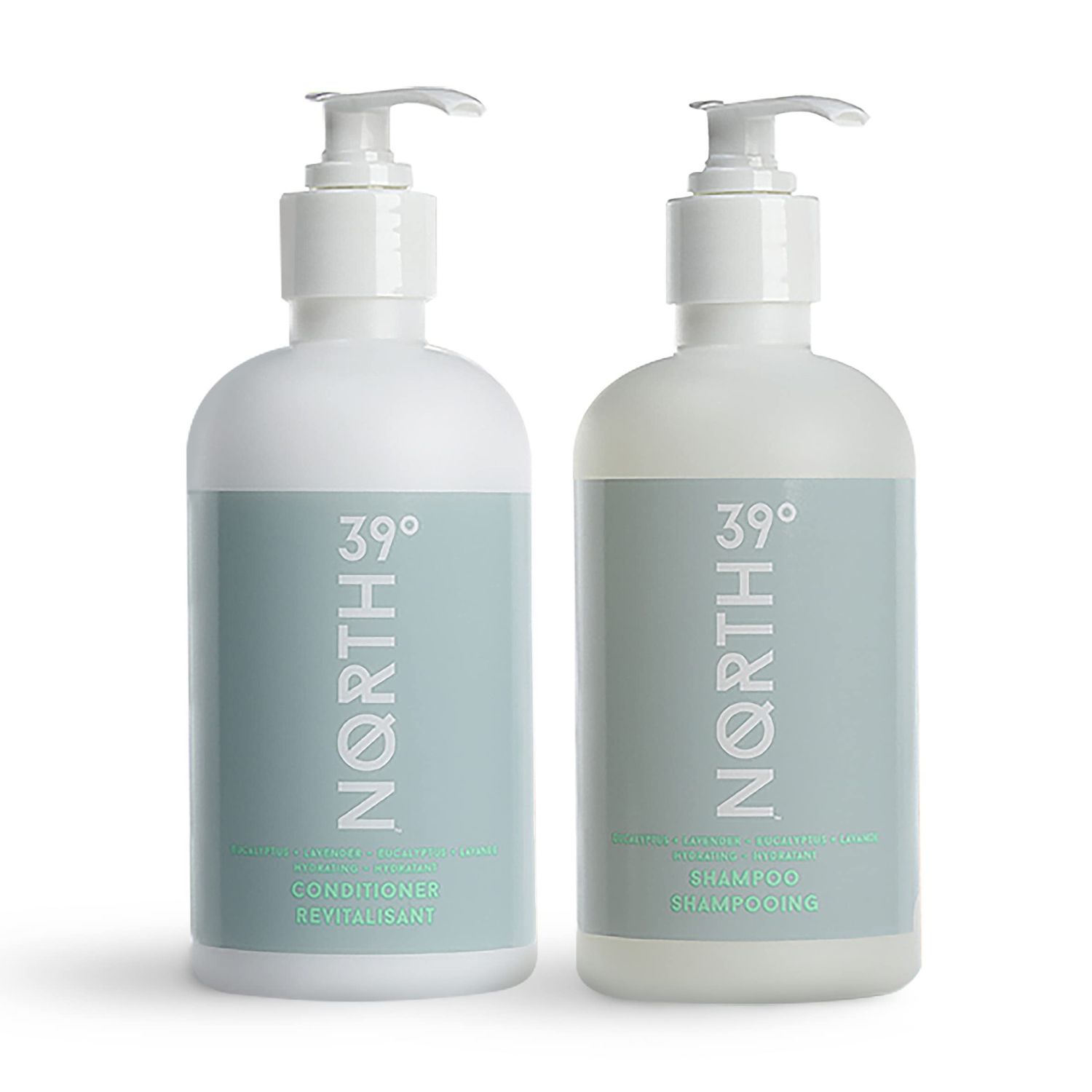 39 North Shampoo &amp; Conditioner Set - Eucalyptus &amp; Lavender Scent - Courtyard by Marriott and Residence Inn Hotels - Cleansing &amp; Moisturizing - All Natural - 8.5oz - Hair Care Set